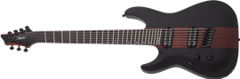 Schecter DIAMOND SERIES C-7 Rob Scallon Satin Dark Roast Left Handed 7-String Electric Guitar 2023